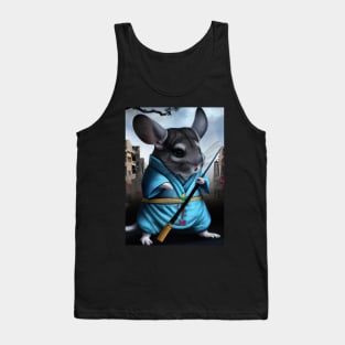 Chinchilla in a ninja costume Tank Top